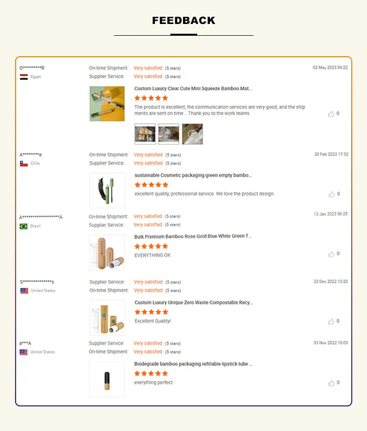 Componentes de embalaje sostenibles