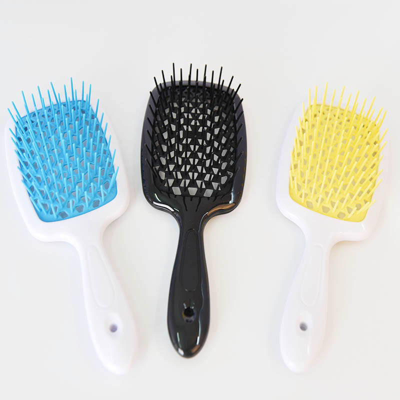 Nuevo peine de aire con dientes anchos para mujeres, peine de masaje del cuero cabelludo, cepillo para el cabello, herramienta de peluquería de bricolaje para el hogar