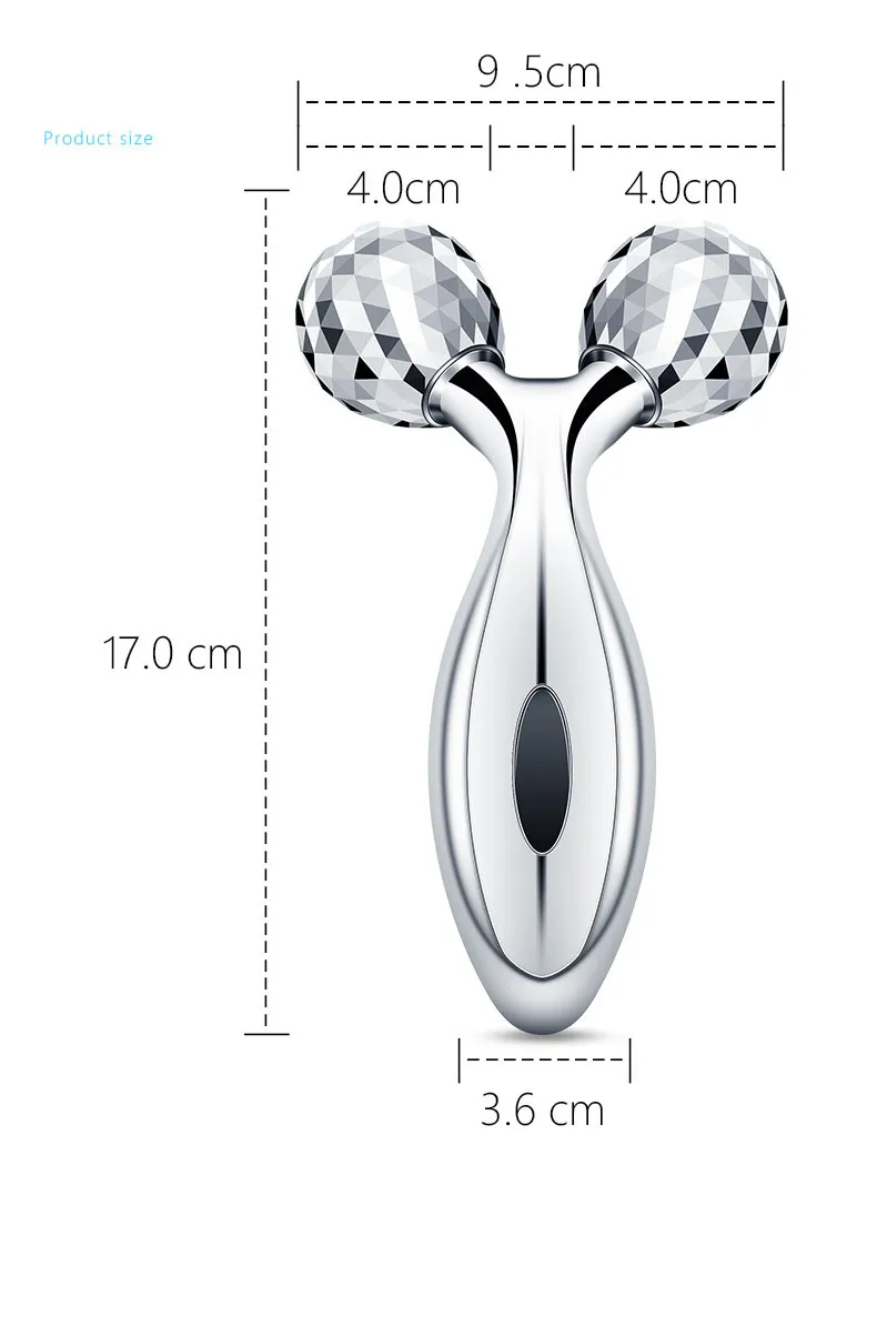Herramienta de Masaje Facial Rodante Popular 3D Masajeador Facial para Adelgazar la Cara Belleza Masajeador para la Cara
