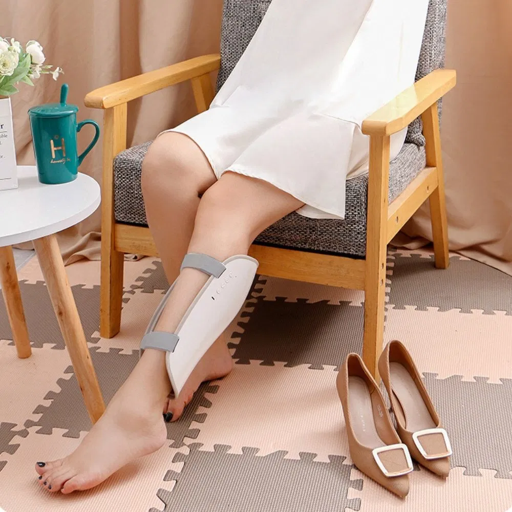 Masajeador de Pantorrillas con Calor, 5 Modos de Calentamiento para Circulación y Alivio del Dolor, Inalámbrico, Masajeador de Pantorrillas y Pies para Atletas, Aliviar la Soreness Relajación Muscular Bl23295