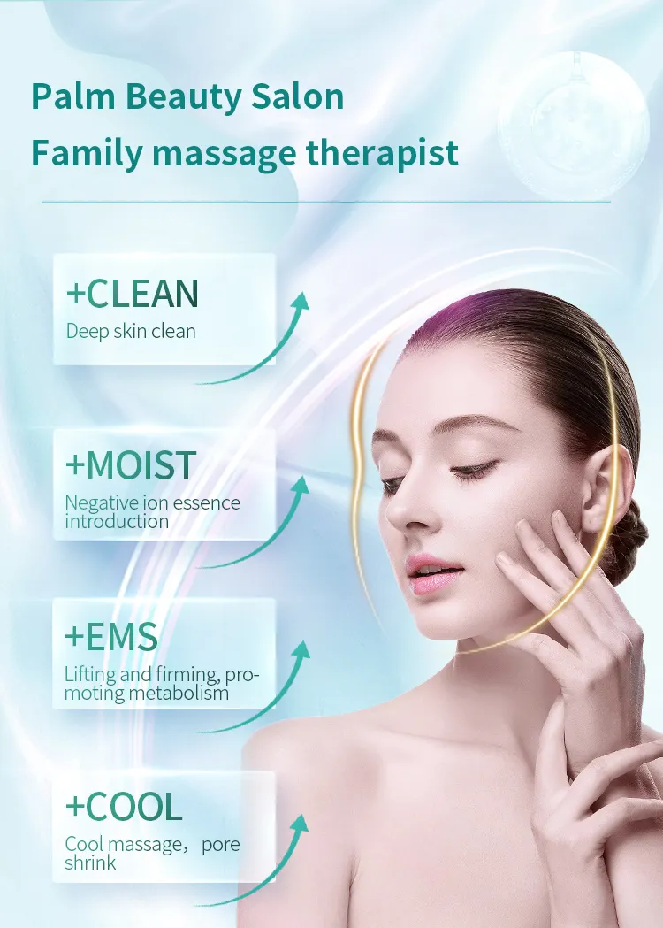 Equipo de belleza facial caliente y frío