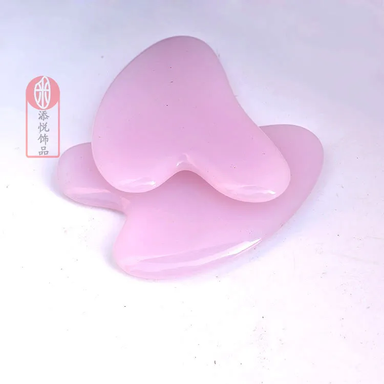 Herramientas de masaje facial en forma de corazón terapia de raspado para el adelgazamiento facial tabla de guasha