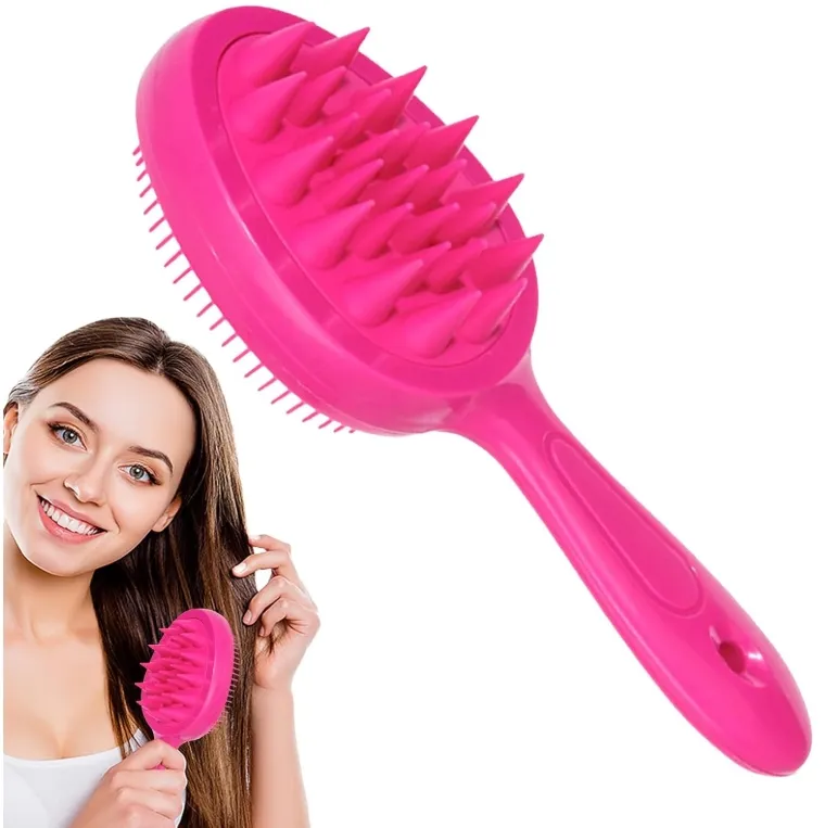 Cepillo de Aire Acondicionado para Masaje del Cuero Cabelludo y Accesorio para Champú
