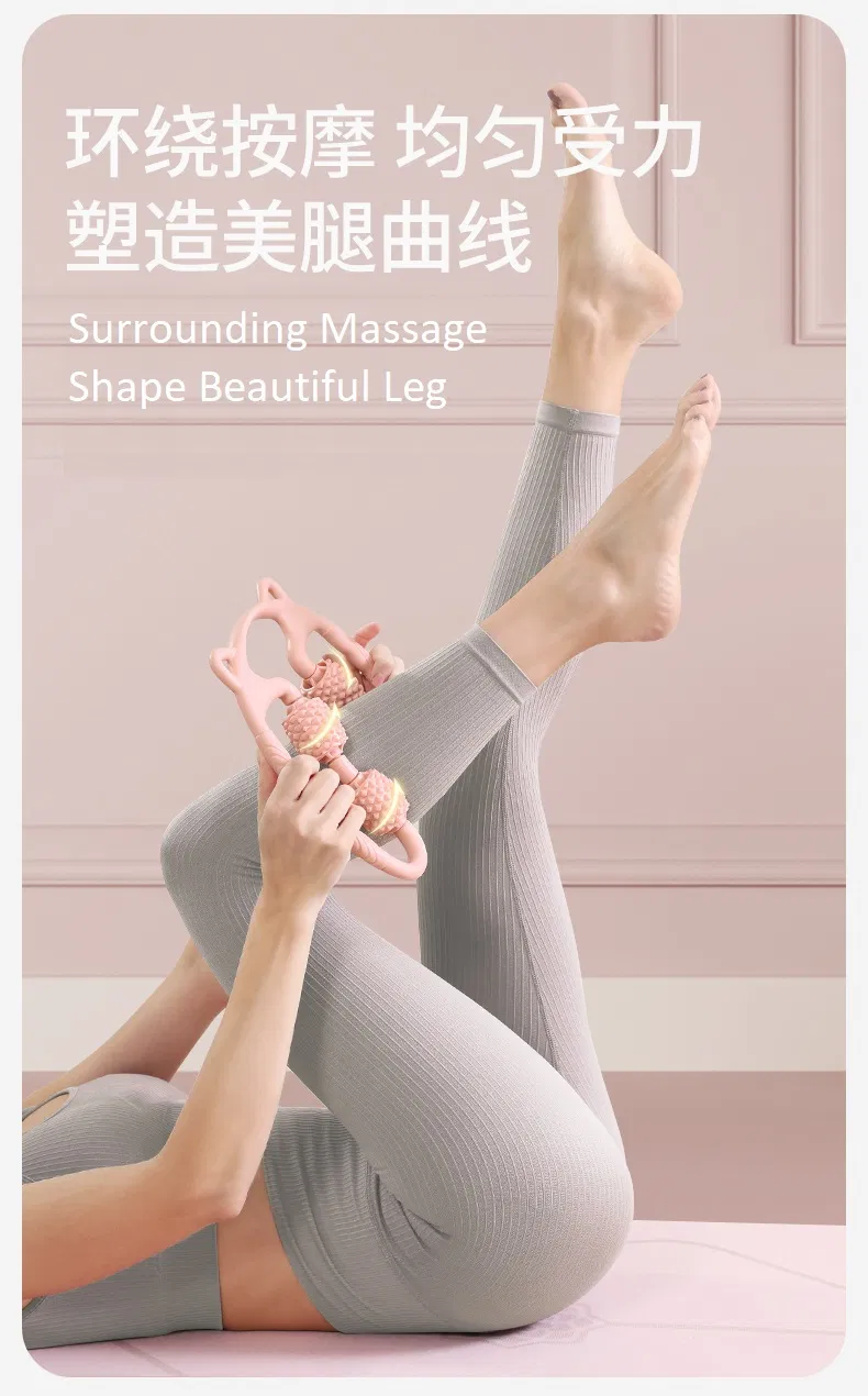 Herramienta de masaje de piernas de yoga de tejido profundo para la liberación muscular