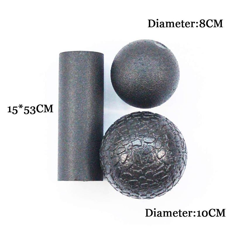 Conjunto de Masaje de Yoga Columna Hueca de EPP Rodillo de Espuma Pelota de Masaje Gimnasio Pilates Herramienta de Ejercicio Fitness Esg13020