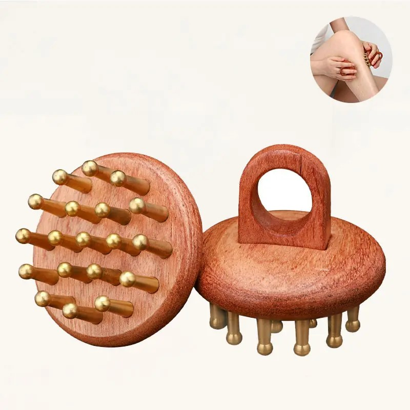 Masajeador de cabeza portátil, cepillo de masaje para la cabeza, herramienta de guasha