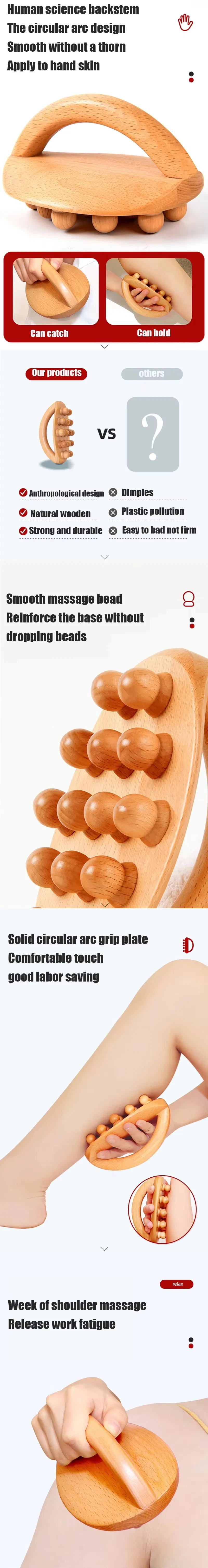 Peine de madera de masaje en venta, masajista de acupuntura, herramienta para calmar el cuero cabelludo
