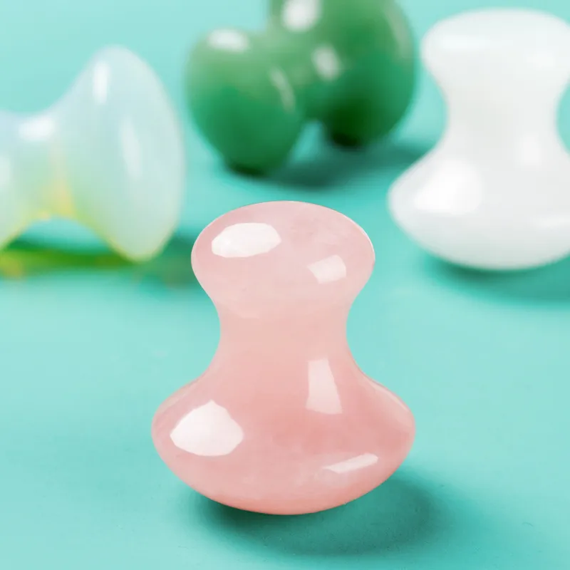 Producto de belleza OEM Gua Sha de acero inoxidable herramienta de masaje facial en forma de corazón Gua Sha de metal Gua Sha de acero inoxidable