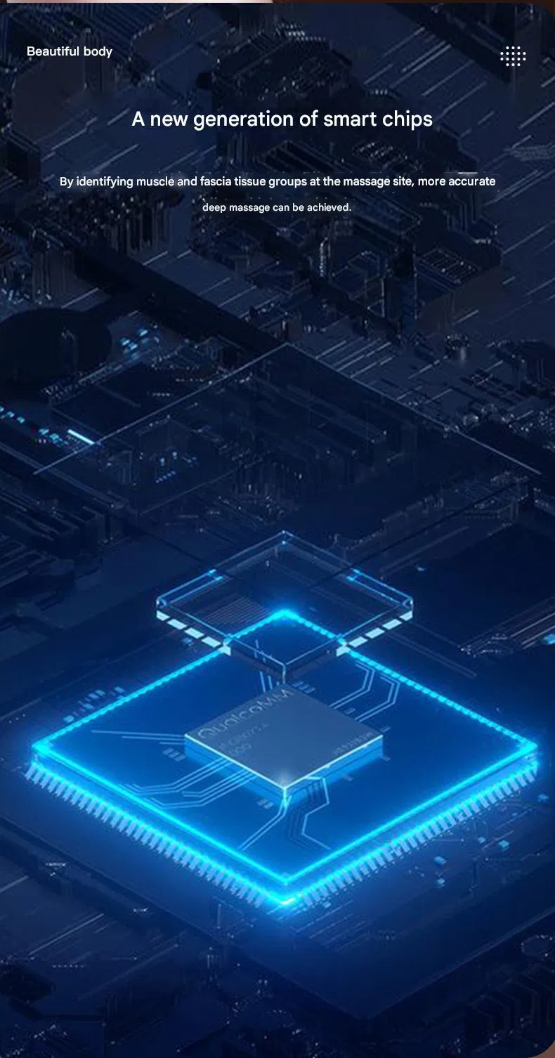 Excelente disipación de calor que garantiza un funcionamiento duradero de alta potencia del masajeador de pistola