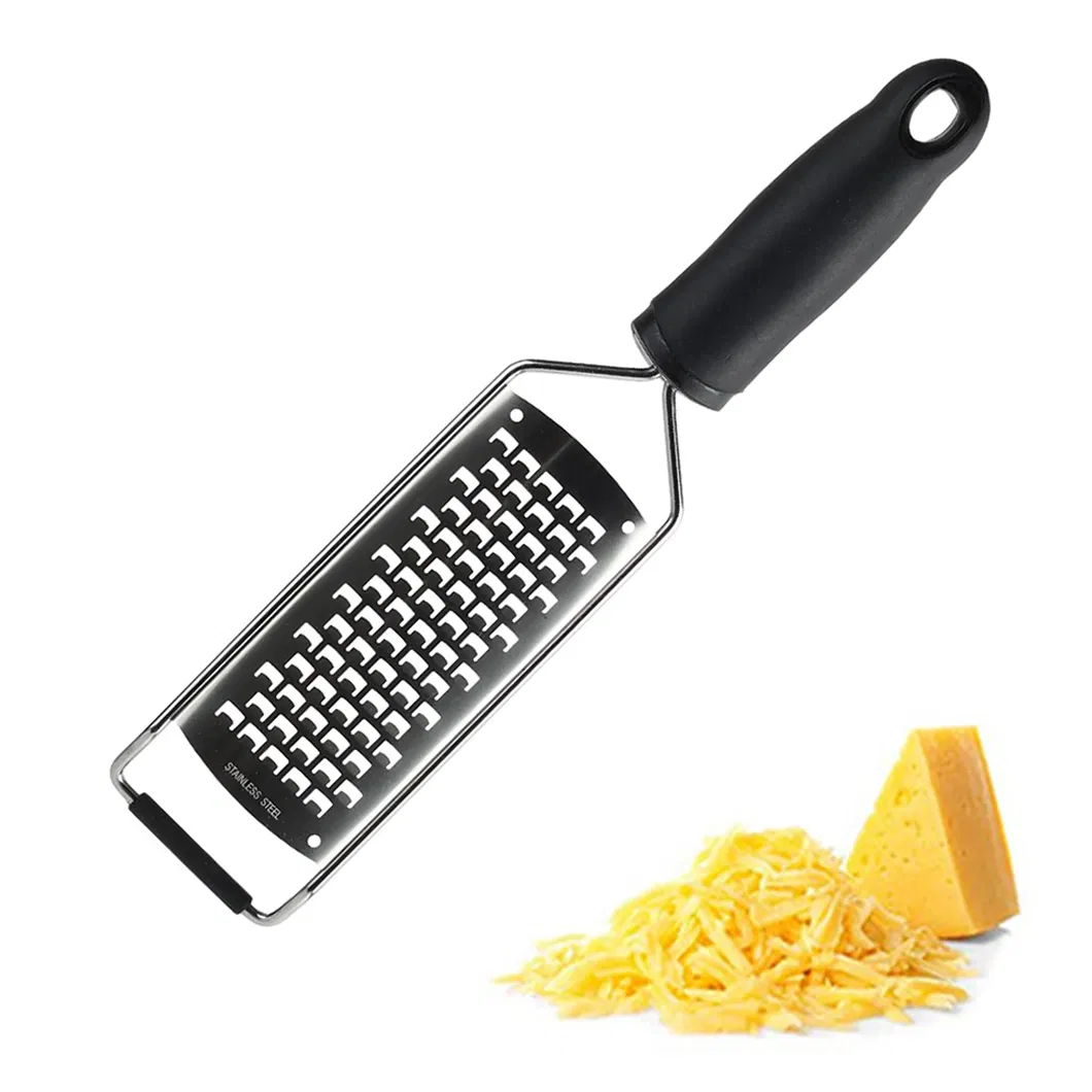 Herramienta de Rallado de Alimentos para la Cocina para Rallar Parmesano, Ajo y Jengibre con Base de Goma Antideslizante