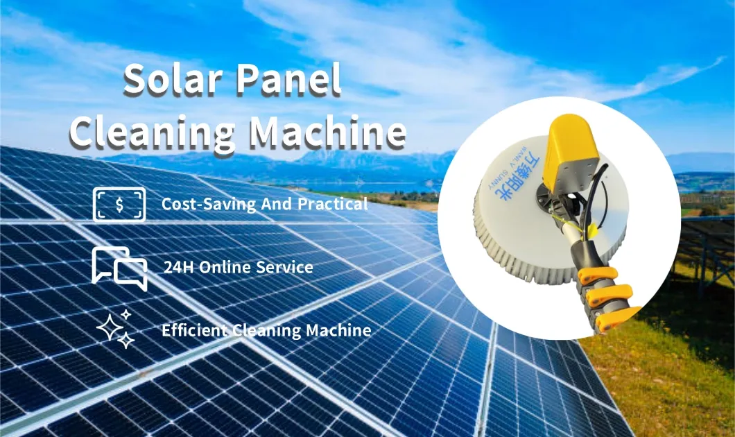 Herramientas de limpieza con palo telescópico para la limpieza de paneles solares