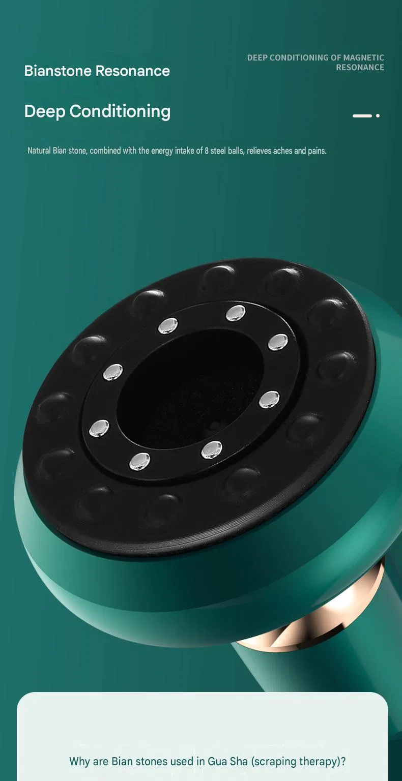 Herramienta de Gua Sha Eléctrica con 12 Niveles de Intensidad