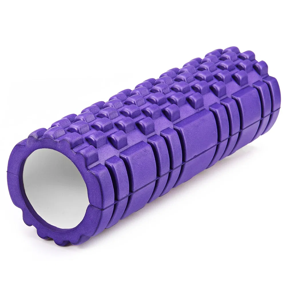 Rodillo de yoga de espuma EVA con herramienta de terapia de acupresión para la columna y los pies