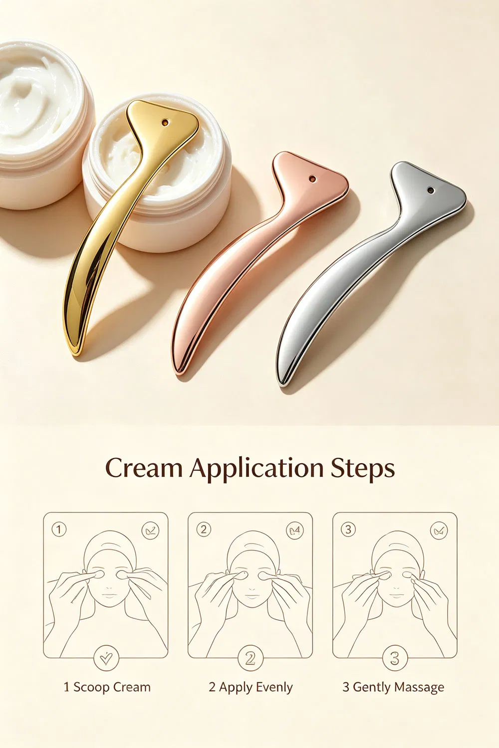 Aplicador de crema facial