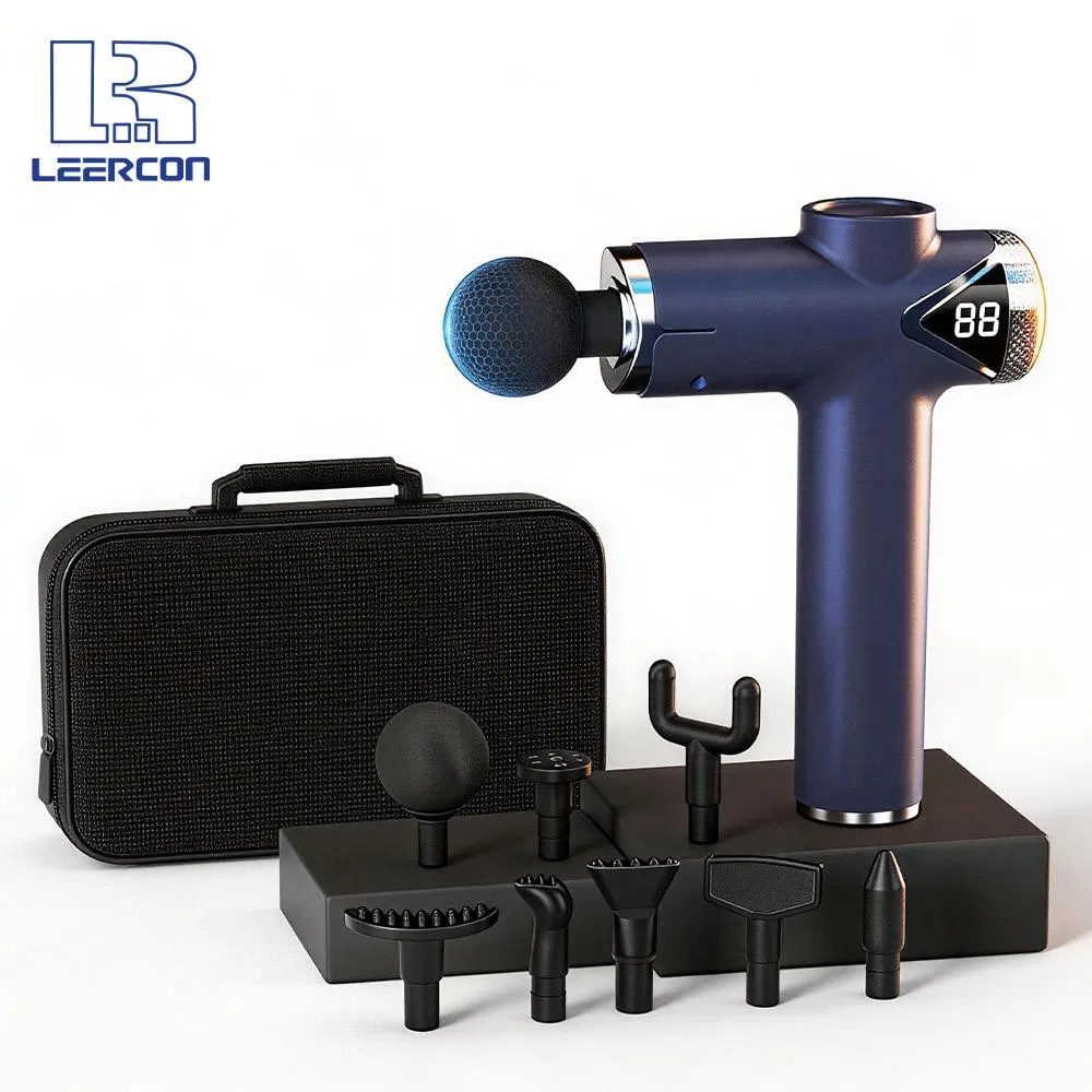 Masajeador de Percusión de Tejido Profundo Profesional 30 Velocidad Portátil Mini Inalámbrico Calor Frío Alivio del Dolor