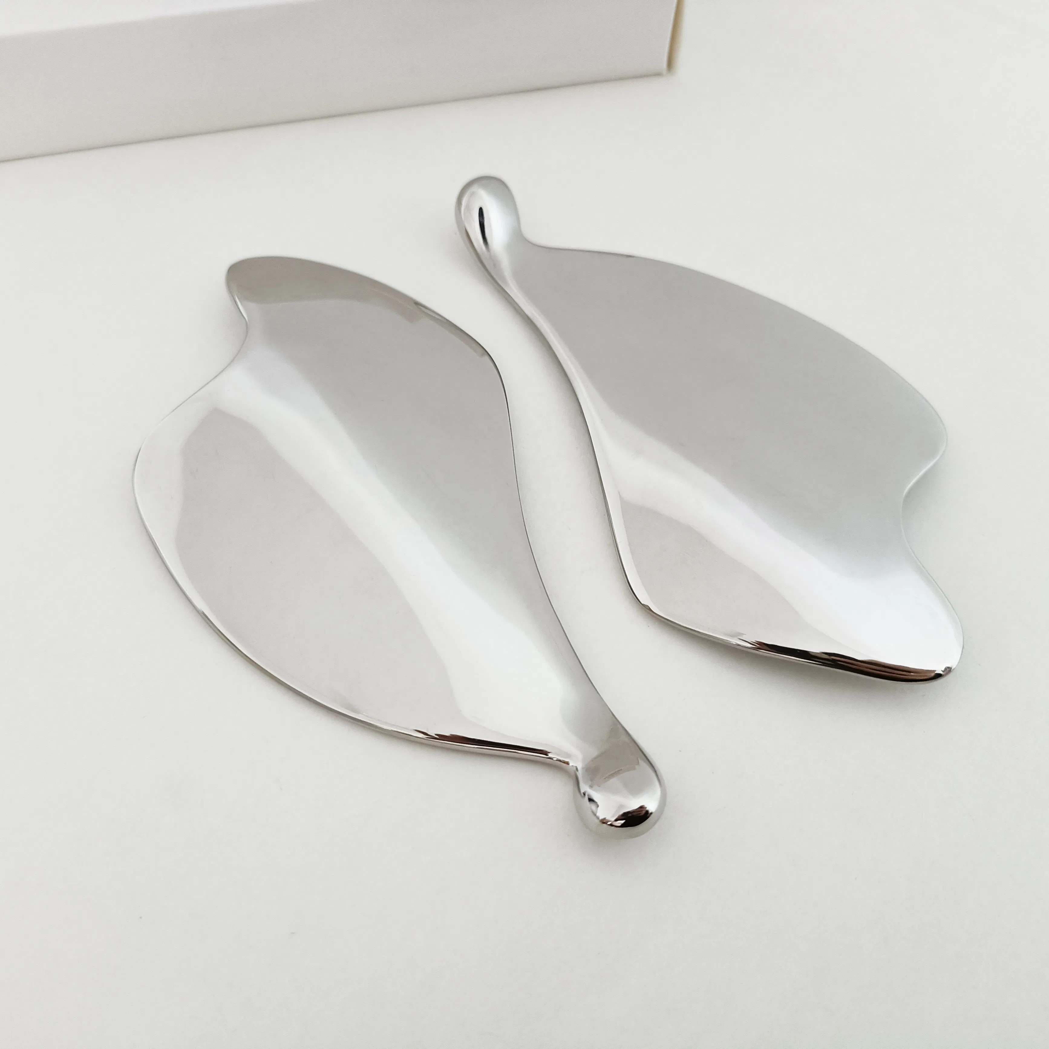 Herramienta IASTM de mano para terapia de masaje de raspado de gua sha de metal