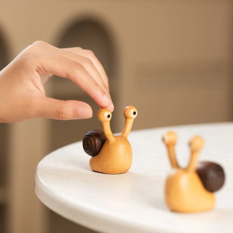 Herramienta de Masaje de Caracol de Madera de Haya, Masajeador de Caracol Bonito