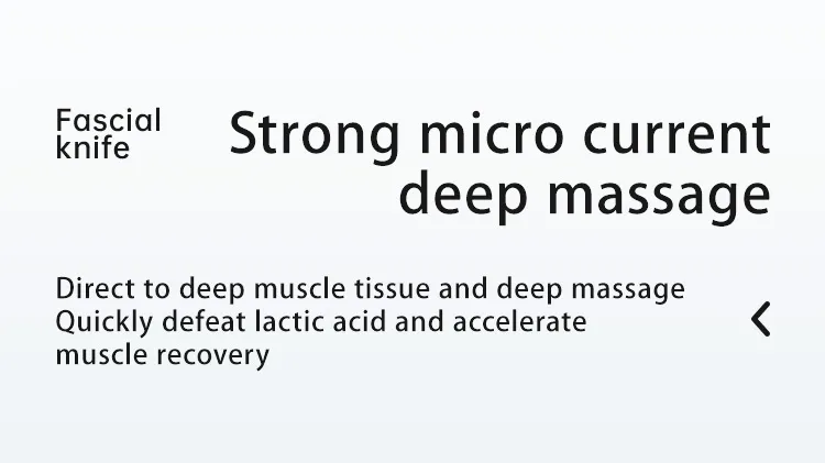 Nueva Tendencia Masajeador Eléctrico de Gua Sha de Microcorriente Caliente de Mano con Cuchilla de Fascia