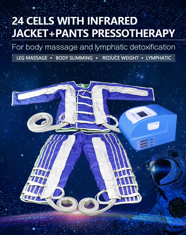 24 Máquina de Presoterapia de Quema de Grasa y Moldeo Corporal con Infrarrojos Lejanos para Pérdida de Peso