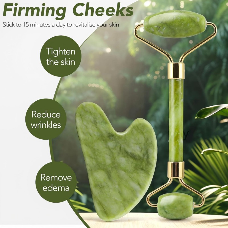 Herramienta de masaje facial lifting de gua sha natural premium para una piel radiante