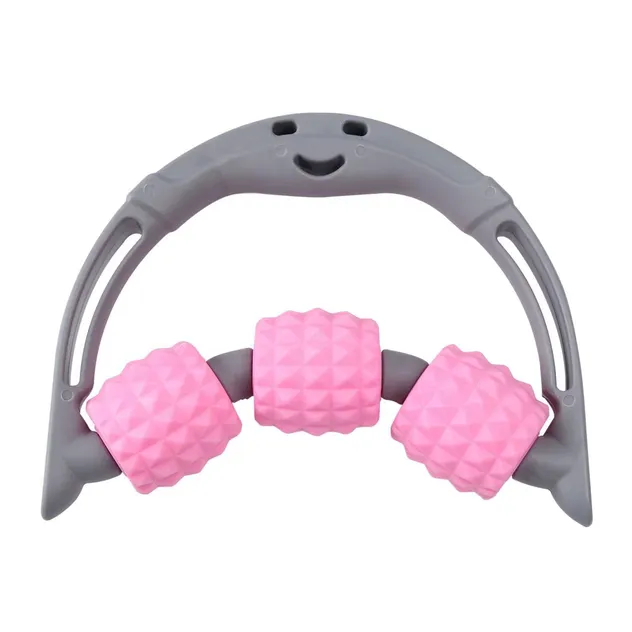Alivio del Dolor Masajeador de Mano 3-Balls Rodillo de Acupresión Ez30136
