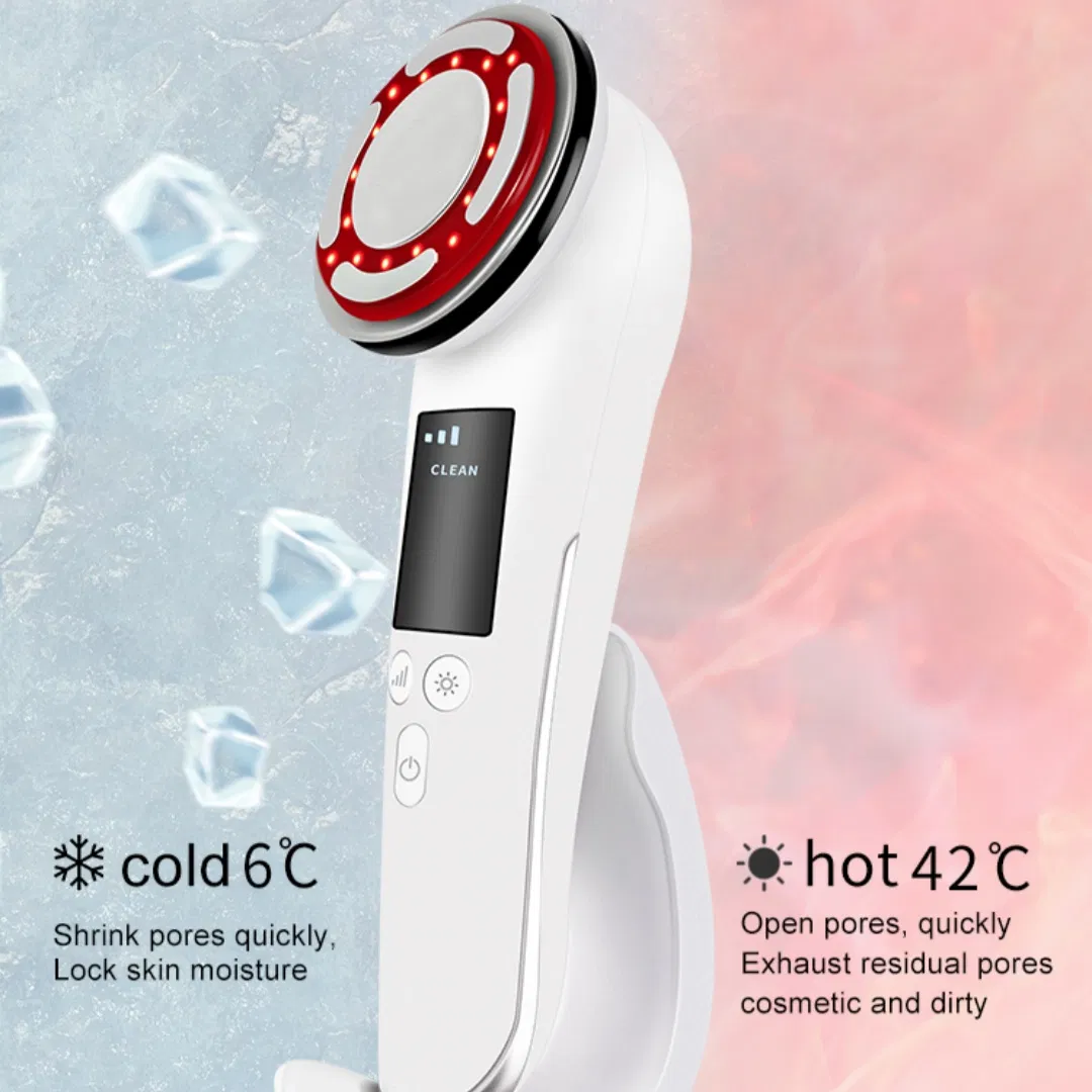 7 en 1 Cepillo de limpieza facial Masajeador Limpiador de piel Cepillo exfoliante facial