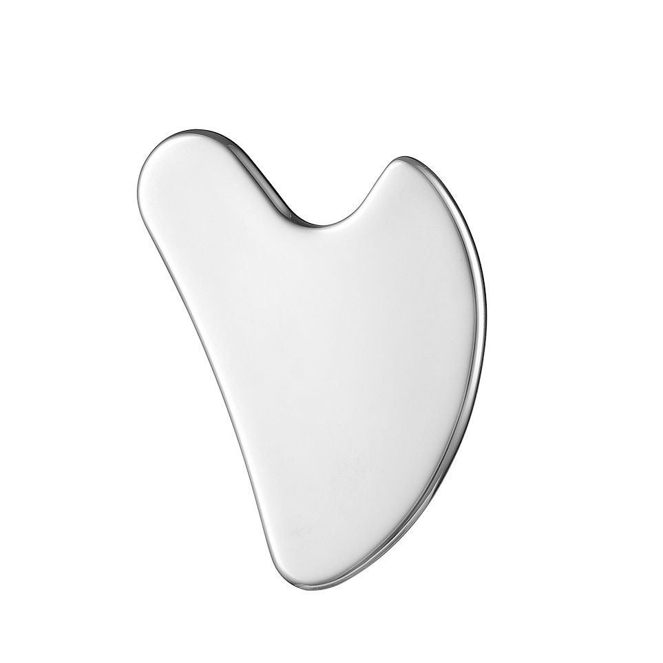 304 Tabla de Gua Sha de Acero Inoxidable - Herramienta de Belleza Facial y Masaje Corporal, Uso Universal