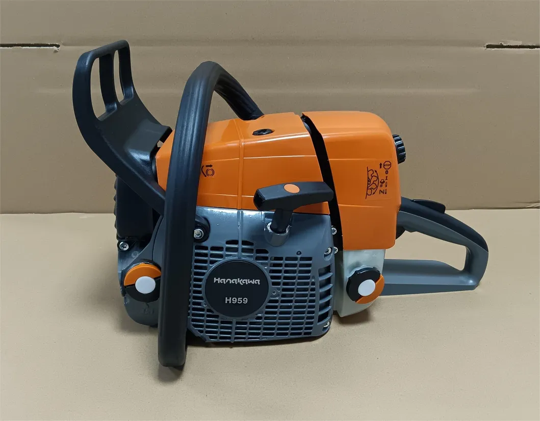 Hanakawa H959 (361) 59cc 2 Soplete Profesional de Corte de Madera con Gasolina Motosierras Pequeñas para la Tala de Bosques Herramienta Portátil de Jardín para Cortar Árboles