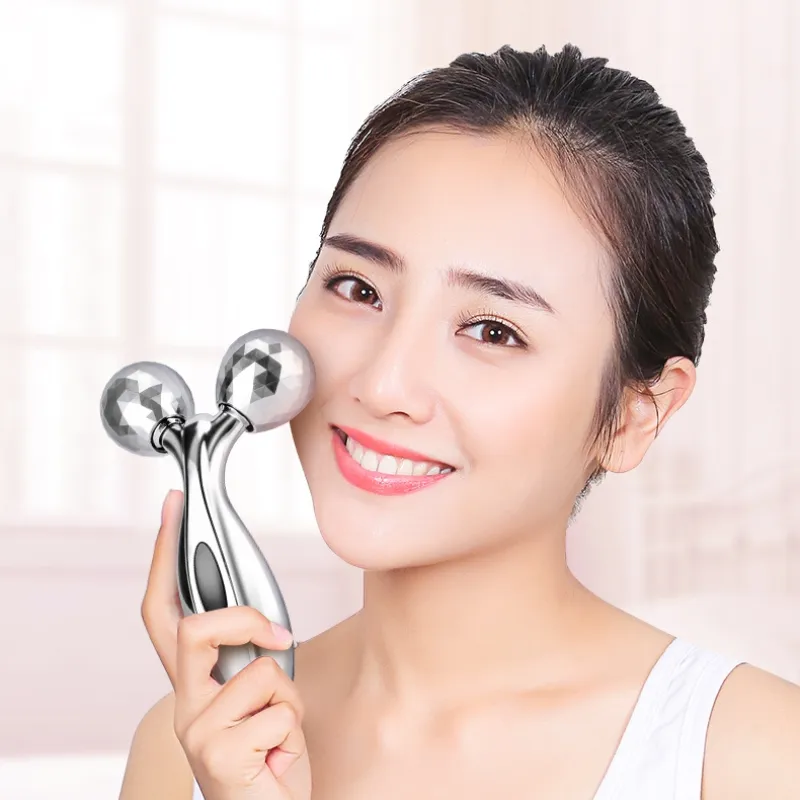 Herramienta de Masaje Facial Rodante Popular 3D Masajeador Facial para Adelgazar la Cara Belleza Masajeador para la Cara