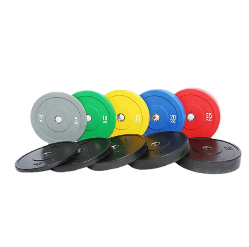 Discos de peso de goma para Crossfit