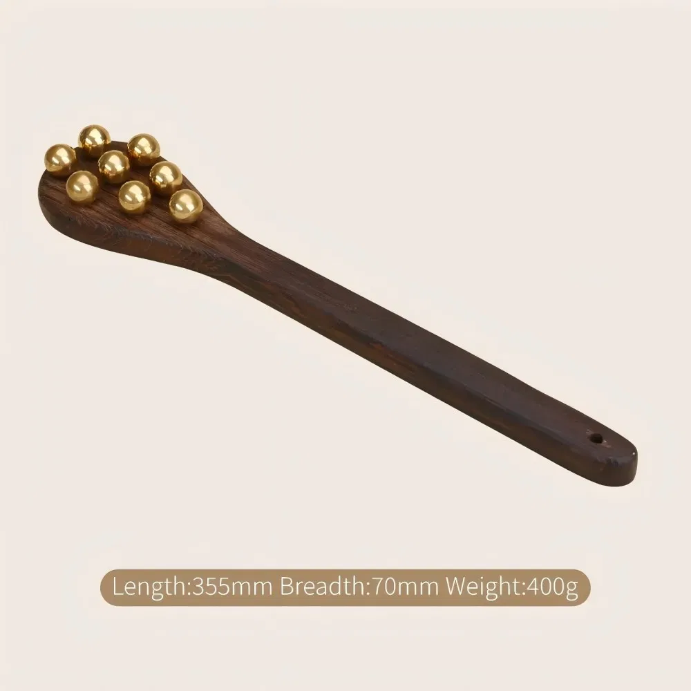 Mejor conjunto de herramientas de masaje Gua Sha facial de bronce, herramientas de masaje Gua Sha de madera