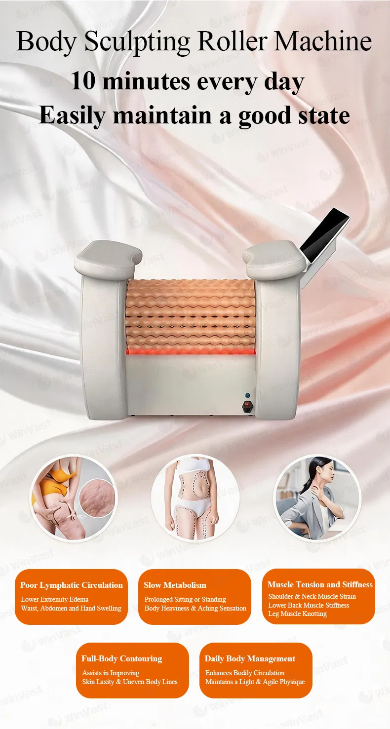 Máquina de modelado de madera de grado comercial con calefacción para tratamiento de celulitis, modelado corporal y desintoxicación