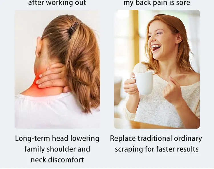 Nueva Tendencia Masajeador Eléctrico de Gua Sha de Microcorriente Caliente de Mano con Cuchilla de Fascia
