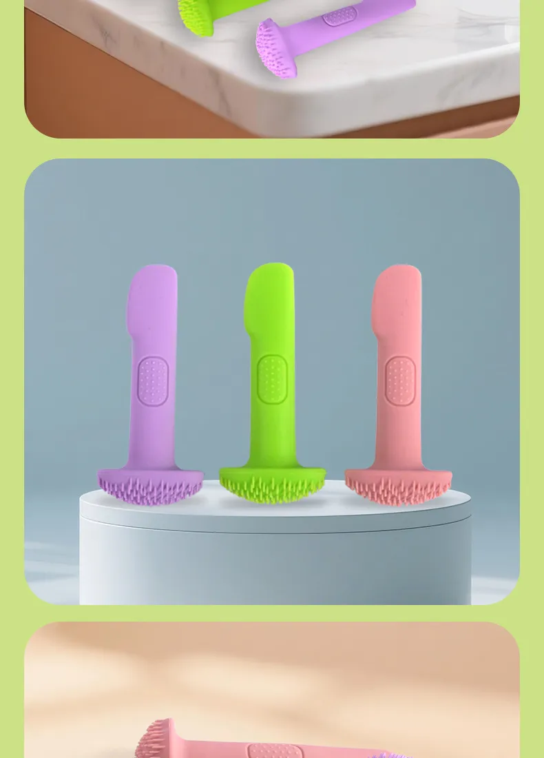 Cepillo de lavado facial de silicona suave con ventosa, limpieza profunda, exfoliación, cepillo de masaje para baño y cuero cabelludo