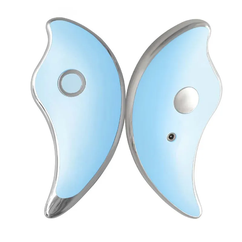 Encantador Almohadilla Facial Portátil Inalámbrica de Cosméticos EMS de Baja Frecuencia para Levantamiento de Piel Masajeador Facial Shiatsu