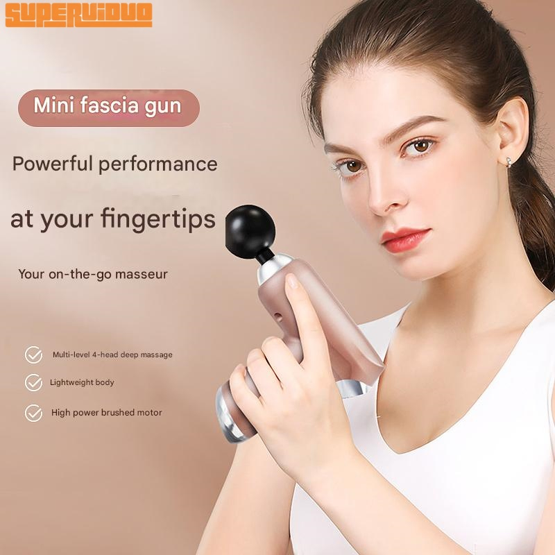 Excelente disipación de calor que garantiza un funcionamiento duradero de alta potencia del masajeador de pistola