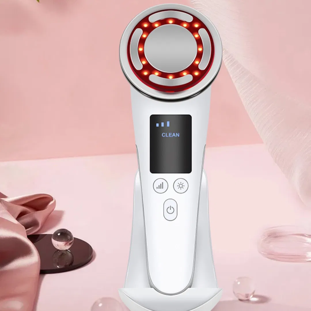 7 en 1 Cepillo de limpieza facial Masajeador Limpiador de piel Cepillo exfoliante facial