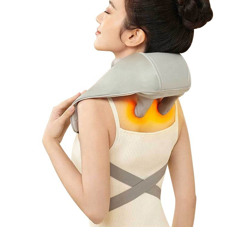 Masajeador de cuello en forma de mano de uso dual para el hogar - Shiatsu con calefacción