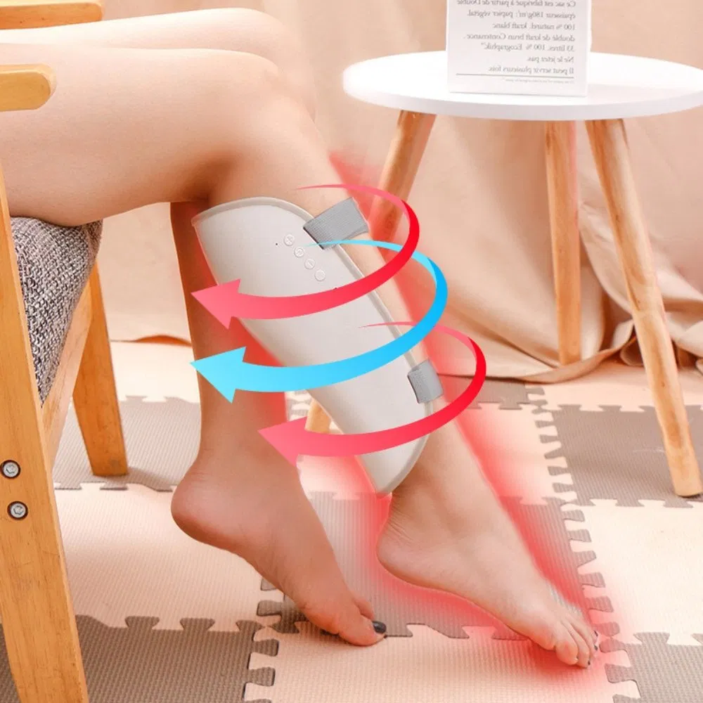 Masajeador de Pantorrillas con Calor, 5 Modos de Calentamiento para Circulación y Alivio del Dolor, Inalámbrico, Masajeador de Pantorrillas y Pies para Atletas, Aliviar la Soreness Relajación Muscular Bl23295