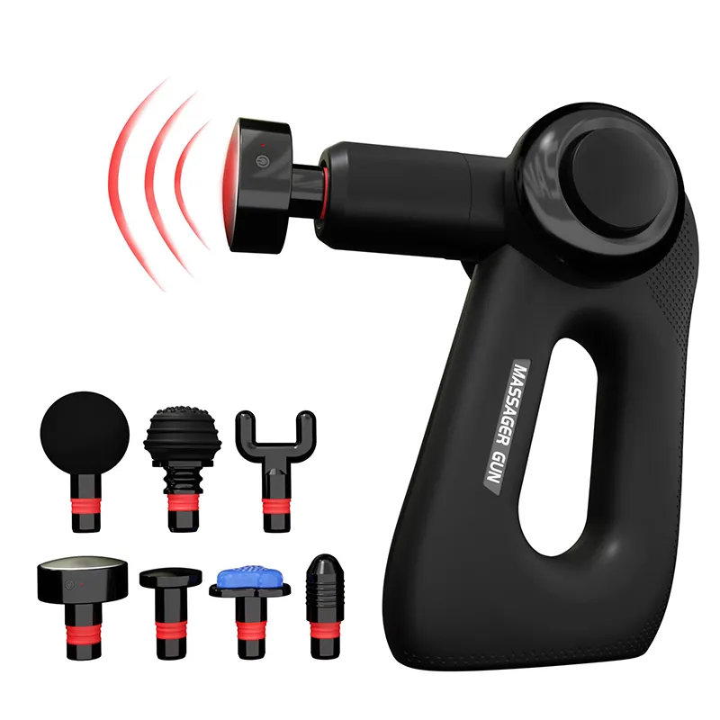Masajeador portátil eléctrico de mano con múltiples ángulos, martillo recargable