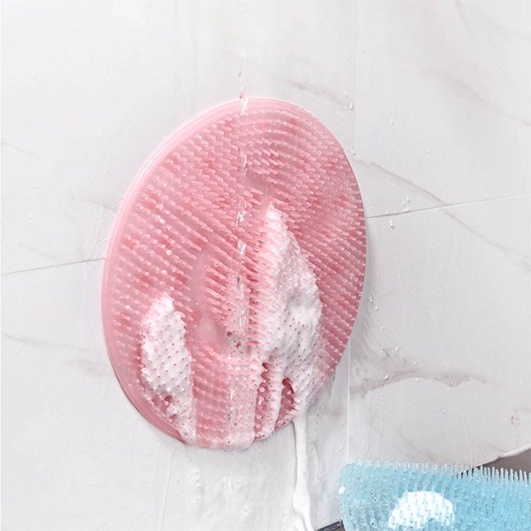 Cepillo de pies perezoso, esteras de ducha antideslizantes, cojín de baño, tapete para bañera, almohadilla limpiadora de pies, limpiador de espalda para pies, exfoliador