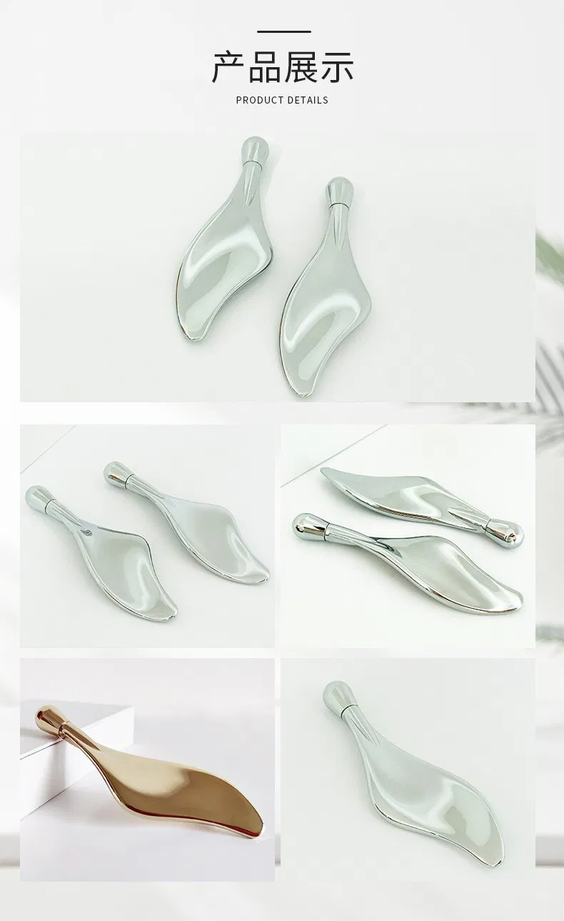 Herramienta de Gua Sha de grado médico portátil, herramienta de masaje terapia, tabla de Gua Sha de aleación de zinc