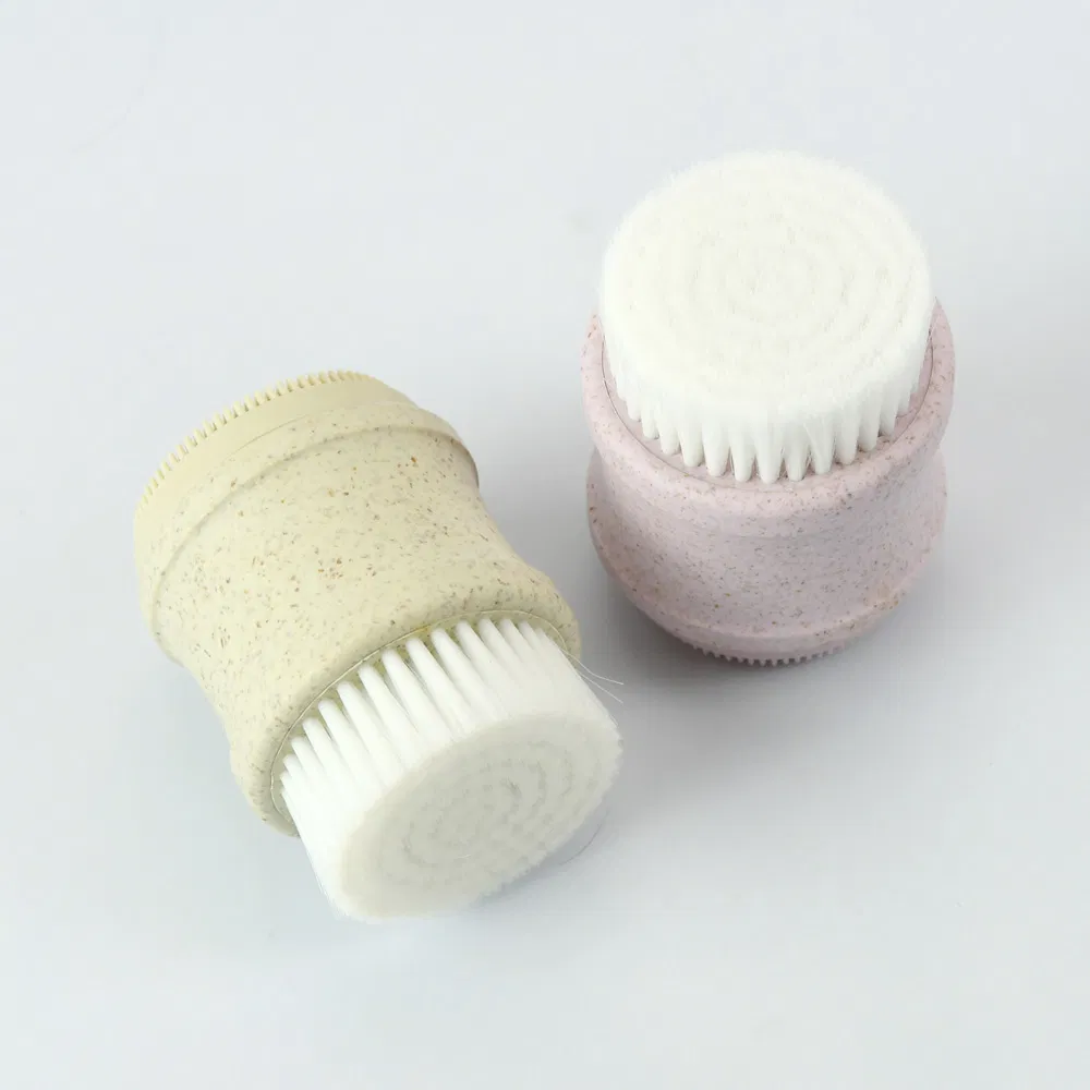 2 en 1 Lavado Profundo de Poros para el Cuidado Facial Cepillo Cosmético Personal de Silicona Herramienta de Belleza para la Limpieza Facial y Masaje