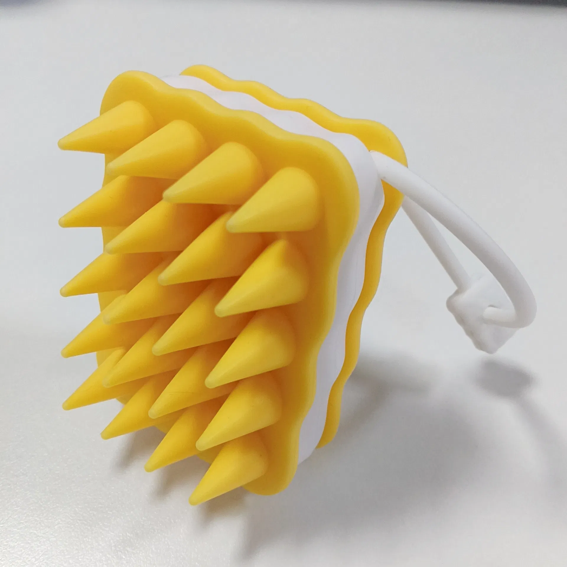 Cepillo de Masaje para el Cuero Cabelludo y Limpieza en Forma de Galleta Sin Esfuerzo