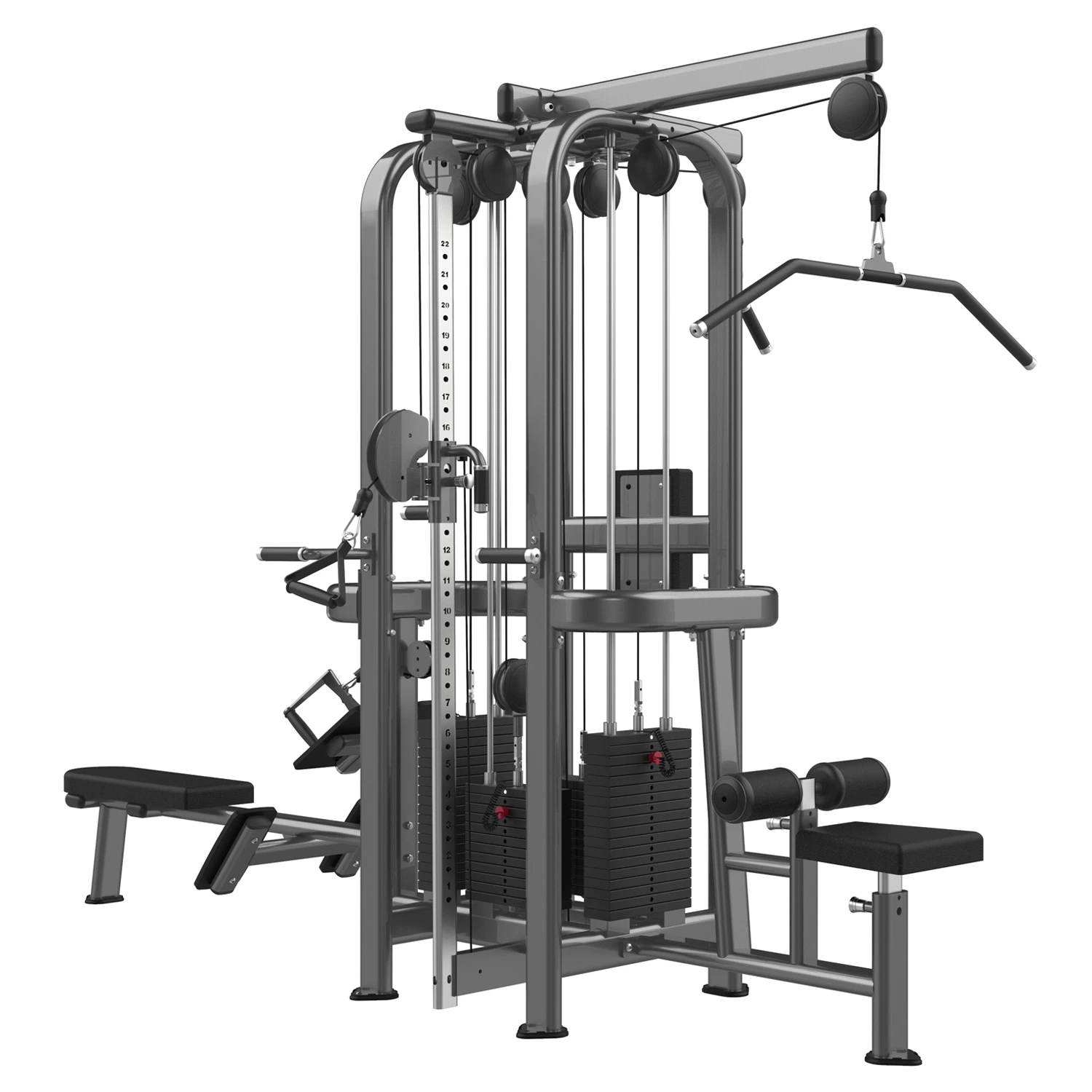 Commercial Fitness Gym Equipment Multi Jungle 4 Stations Multi Workout Machine