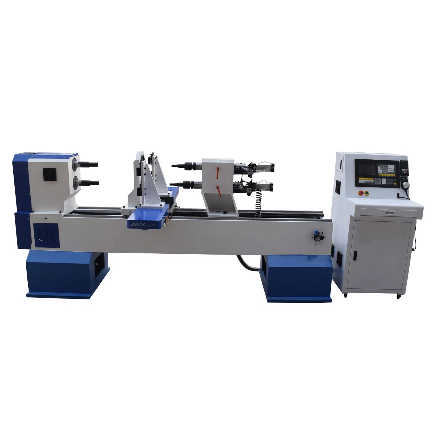 Promotion Price Two Axis 15030 Chuck CNC Wood Turning Lathe Machine for Stair Railing