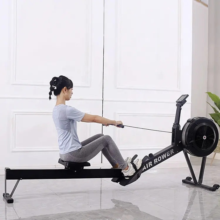 Commercial Foldable Magnetic Gym Air Rower Fitness Rowing Machine for Exercise and Fitness Training Rowing