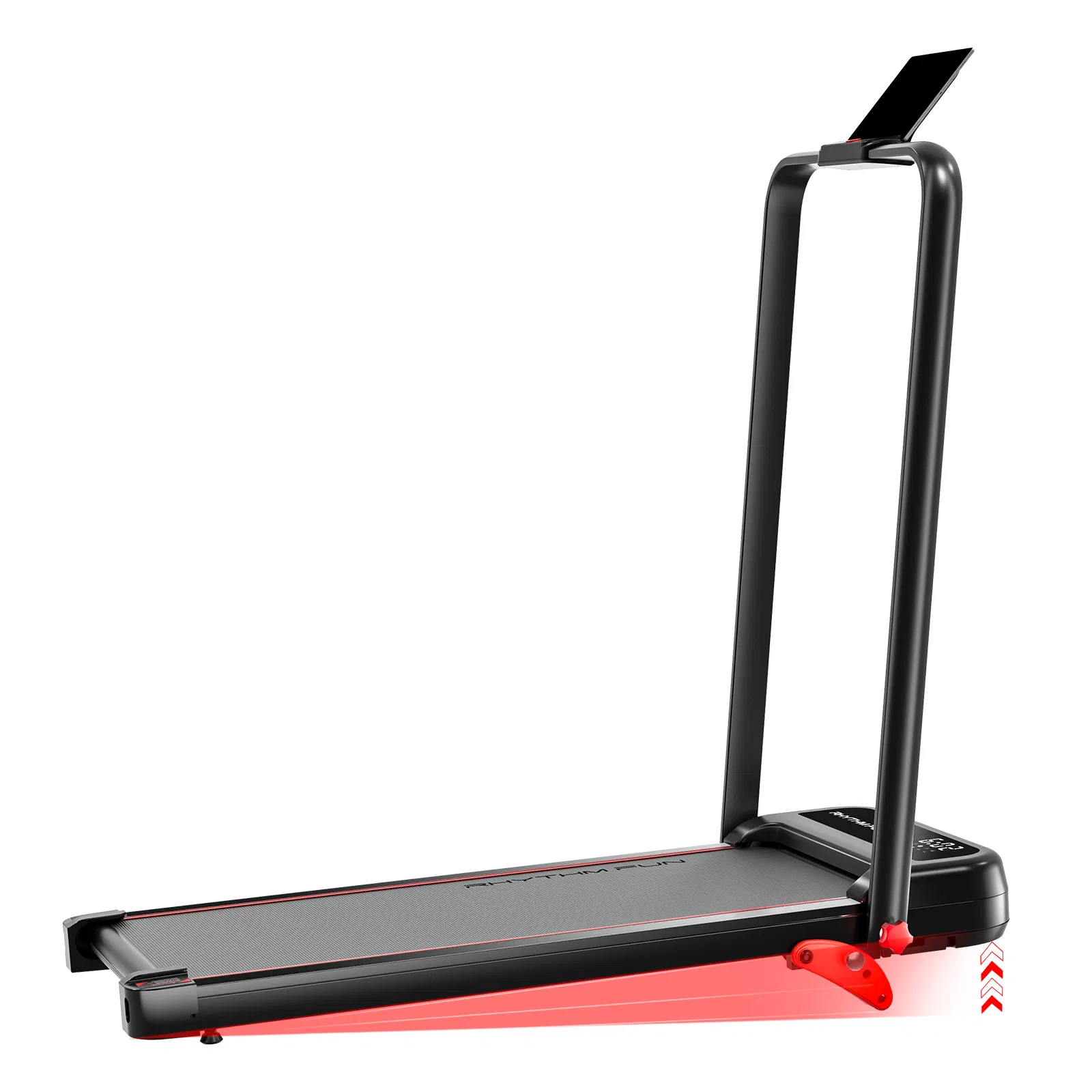 Ypoo New Motorized Under Desk Foldable Exercise Running machine Incline Foldable Portable Home Walking Pad Treadmill for Home Use with Handle Bar Walkingpad