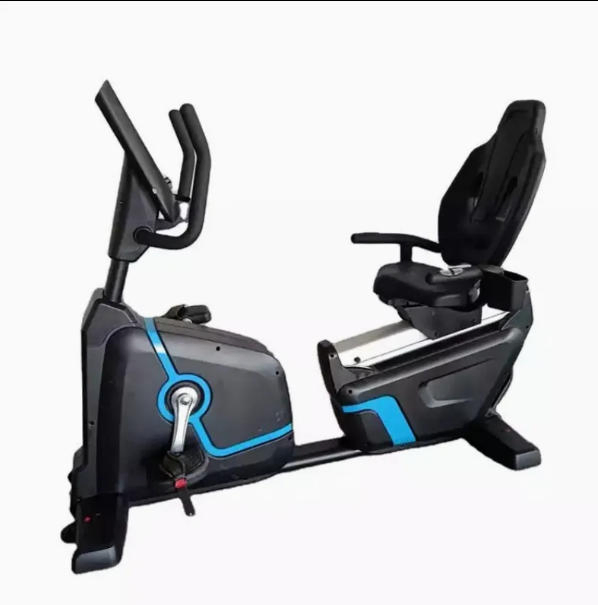 Recumbent Bike Professional Commercial Spinning Bike Gym Fitness Equipment Magnetic Resistance Max Calorie Burn Aerobic Training Cardio Exercise Bike
