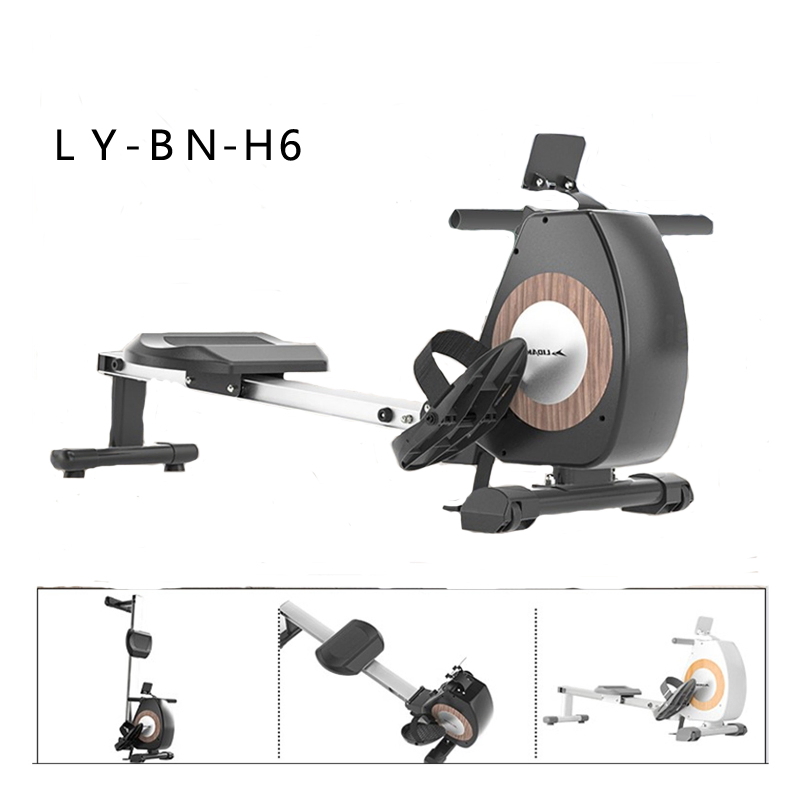 Wholesale High-Quality Magnetic Resistance Rowing Machines, Quiet, Commercial, Indoor, Foldable, Home Gym Cardio Training Equipment, Seated Rowing Machine, Fitn